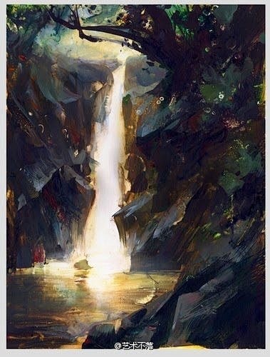 Nathan Fowkes 的概念草图。他曾参与的动画有