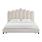Inspire Me! Home Decor Celine Upholstered Platform Bed, Size: King