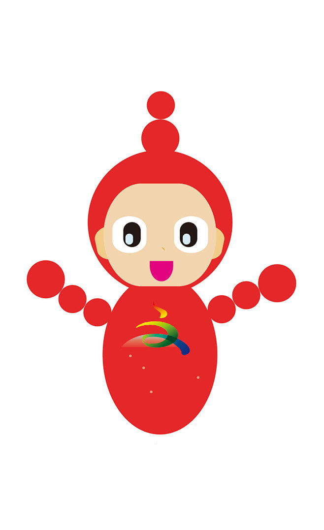 冰糖葫芦娃娃主视图