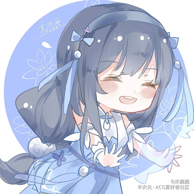 王者荣耀 西施 幻纱之灵 半身像 头像 q版