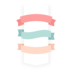 素材 花瓣网 陪你做生活的设计师 横幅彩带标题 12