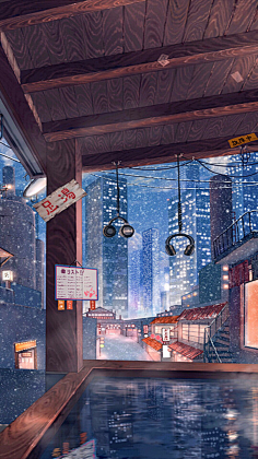 储物间采集到插画-场景