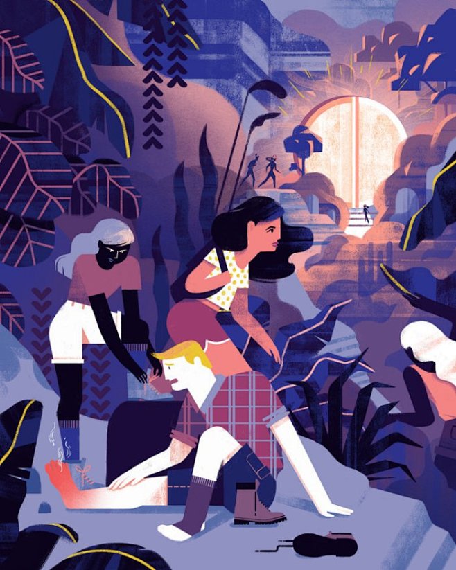 megamanaxl采集到插画  采集 illustrationage.