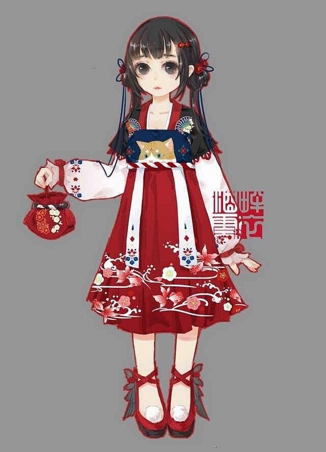 汉元素古装女改良对襟齐胸襦裙仙女清新裙古风日常可爱汉元素淘宝网