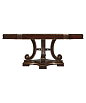Stanley Furniture » Dining Tables » Grand ContinentalEsagonale Dining Table 73" x 62" with one leaf