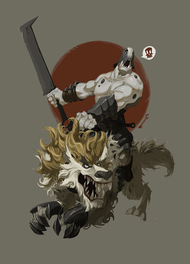 狼骑兵当然是抄的魔戒