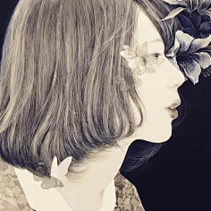 ·菩提心·采集到《笔尖下的女子》