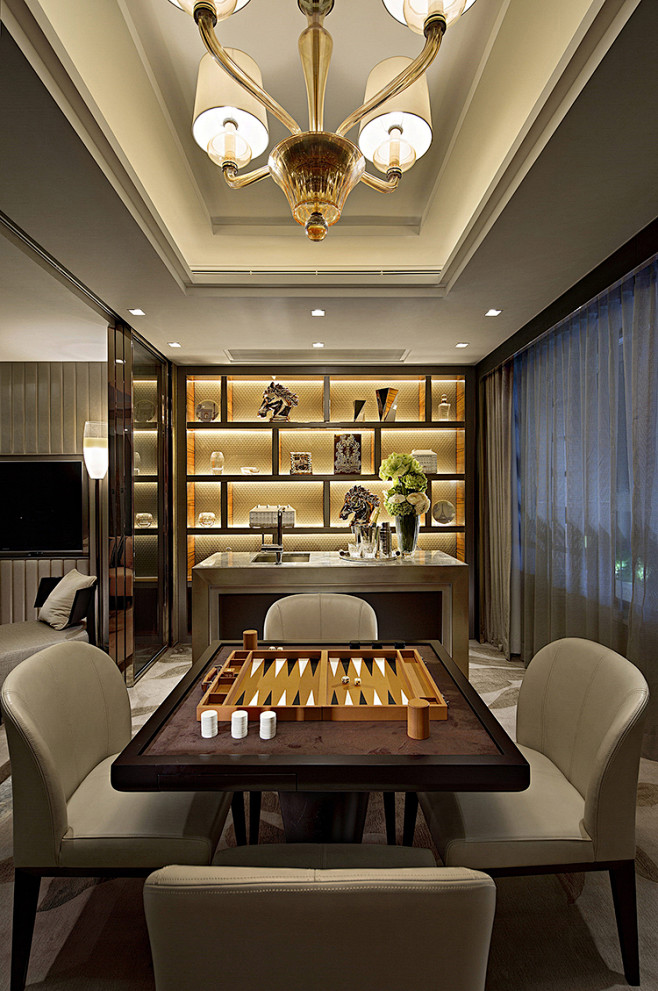 梁志天转型作品现代奢华风格别墅样板间官方摄影高清照片设计图片淘宝