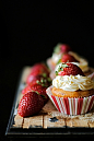 cupcake草莓蛋糕，下午茶，甜品