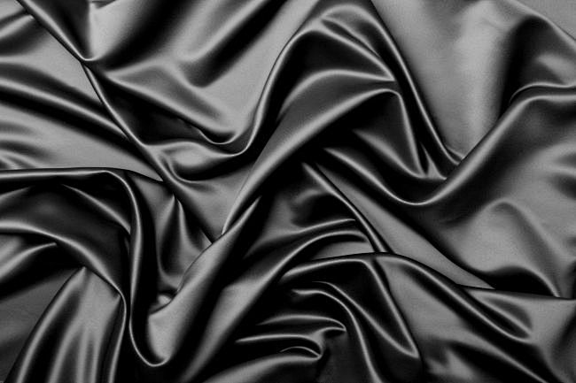 黑色丝绸质感布料背景图北坤人素材