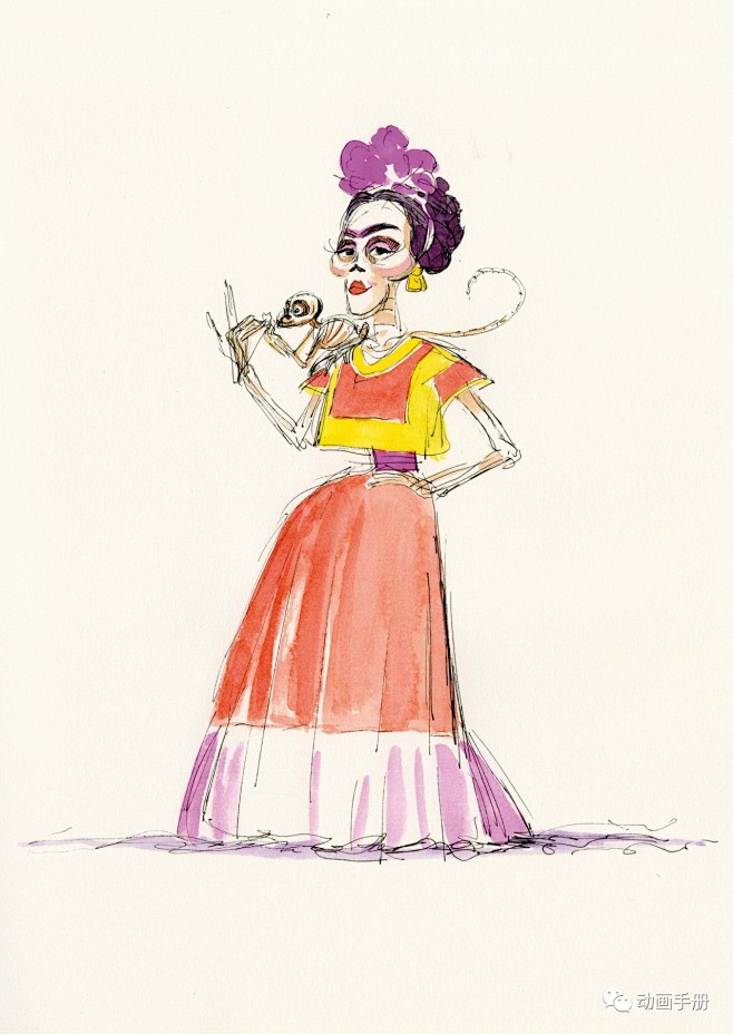 皮克斯寻梦环游记数万张原画手稿惊艳曝光