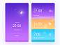 Inspirational Alarm Clock UI Designs – Inspiration Supply – Medium : A selection of lovely UI concepts for alarm clock apps.