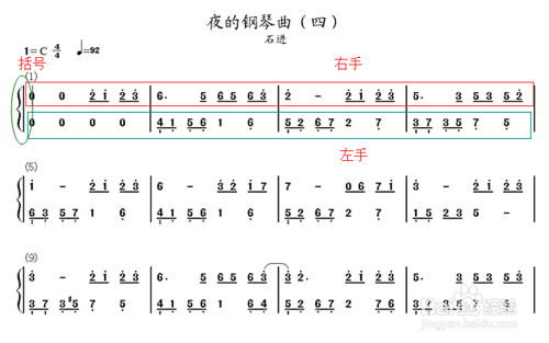 怎样快速学习钢琴简谱