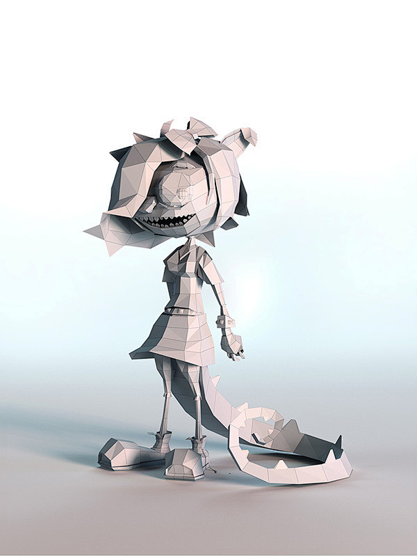 powergiantslowpolypaperworldonbehance