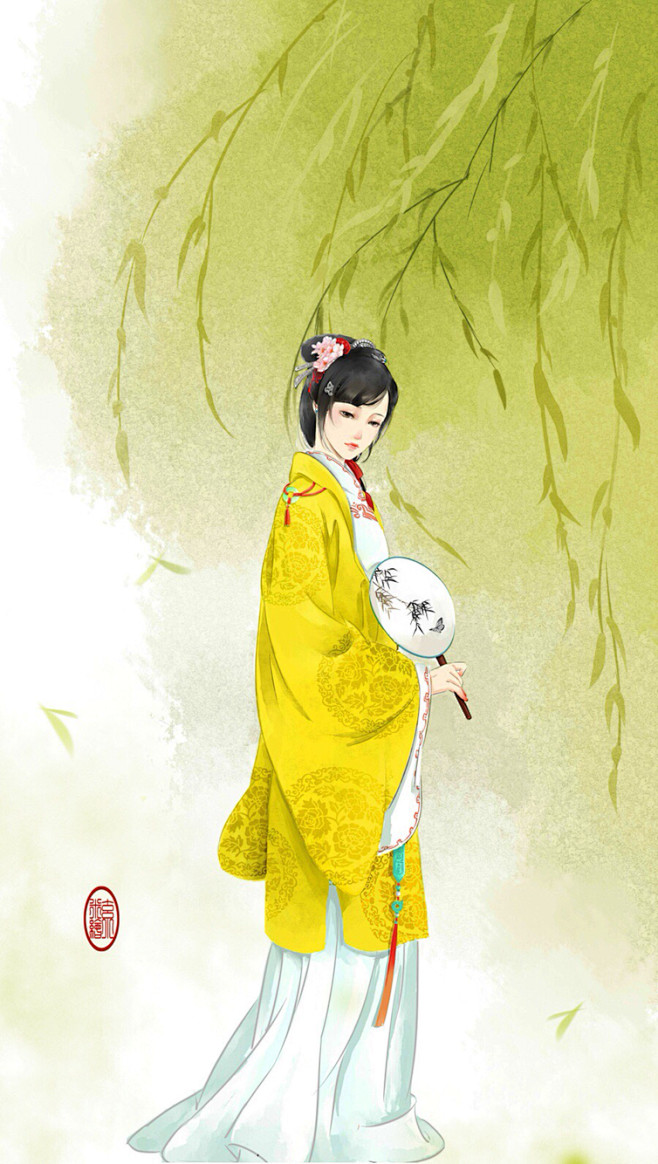 古风手绘插画玄小米绘
