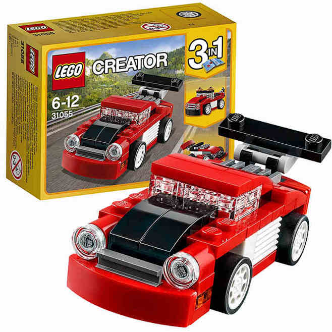 lego乐高红色小跑车31055创意creator系列积木玩具tmallcom天猫