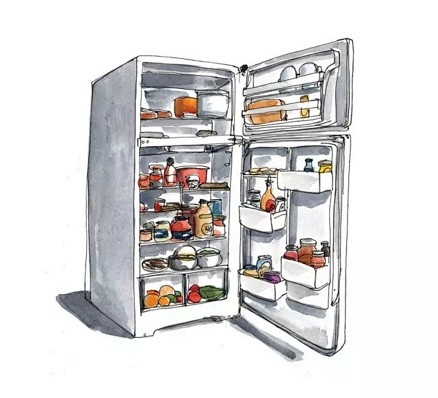 karroy璐从valkyriehb转采于2018-05-08 10:21:52冰箱手绘插画karroy