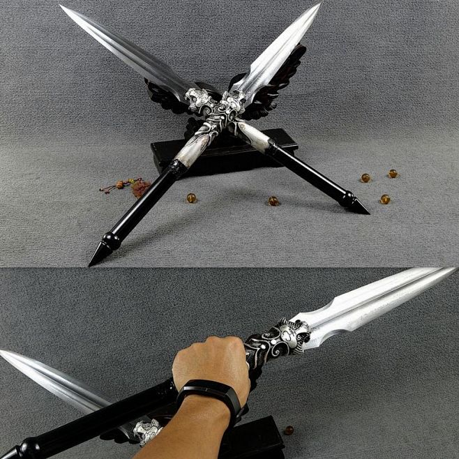 龙泉剑宝剑霸王枪银虎红缨枪子龙枪影视道具短兵器未开刃淘宝网