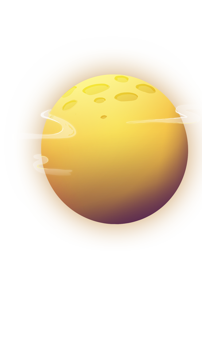 中秋素材手绘卡通月亮png素材