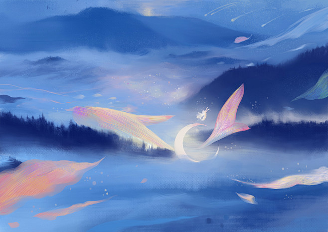 插画-梦幻-花瓣网|陪你做生活的设计师