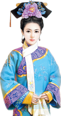 云深封面采集到清装美女