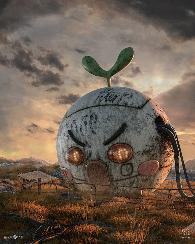 C4D学员的octane渲染作品 OC渲染器http:\/