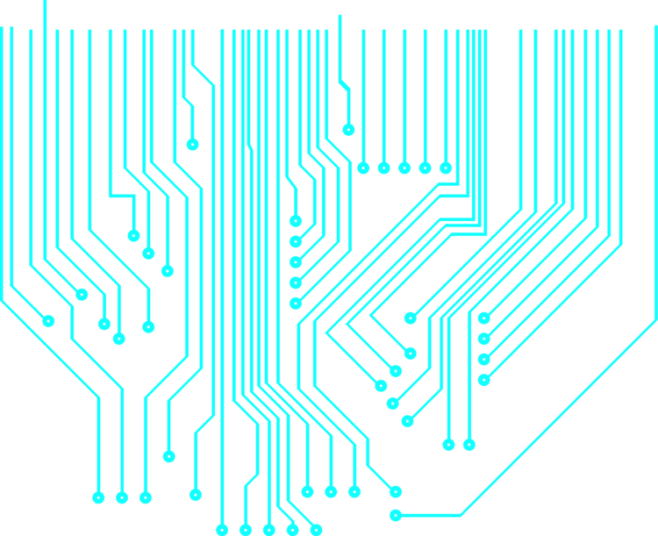 晶片电路板线路线条png免抠元素