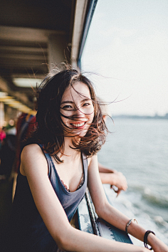一念一清采集到清丽|外景人像