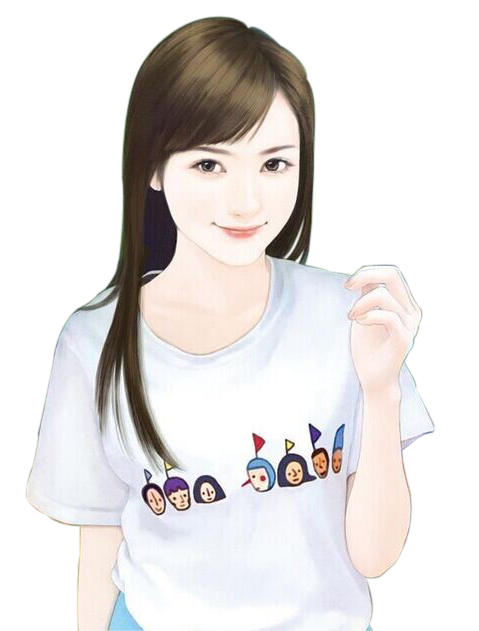 立绘 手绘现代女 看图 橙光素材吧 百度贴吧