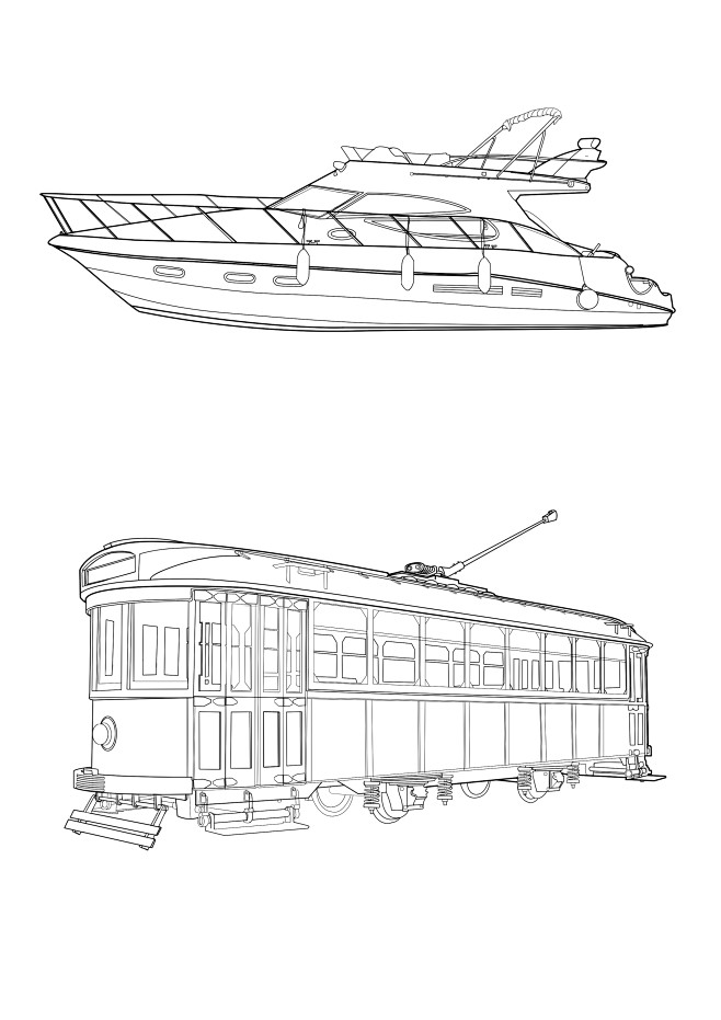 遊艇電車