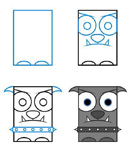 妈妈育儿课堂一个长方形能用来干什么呢快来看看下面的简笔画用一个长