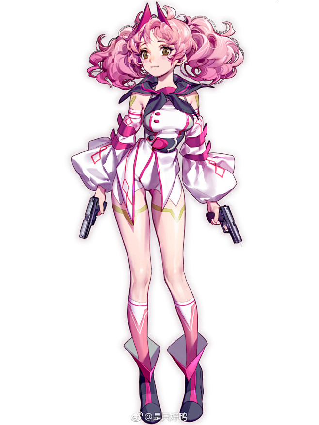 日系角色原画二次元立绘游戏角色设计