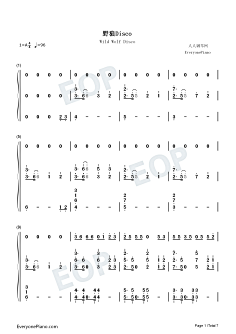 everyonepiano钢琴简谱
