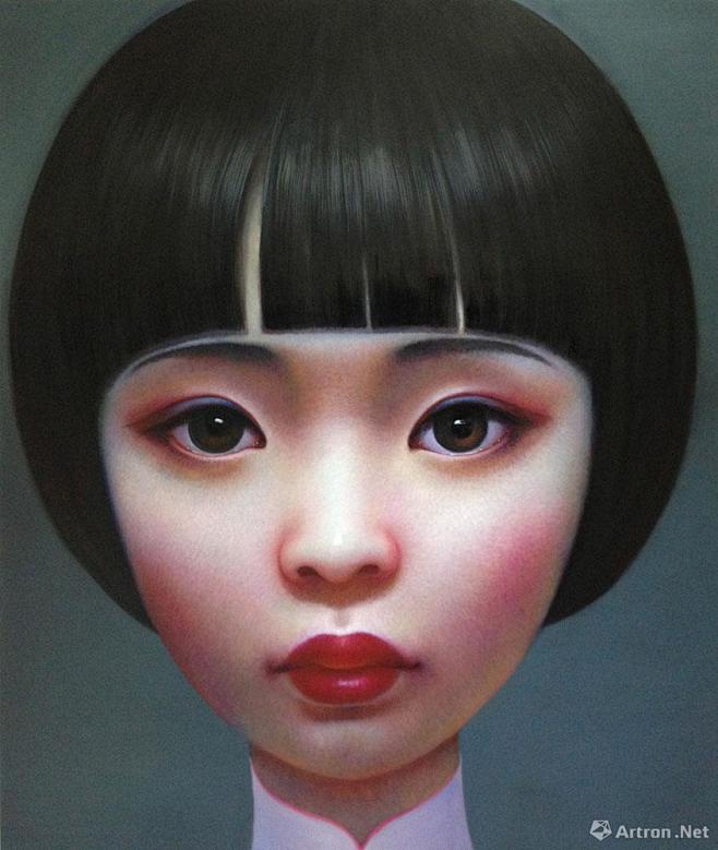 画家张向明的作品北京女孩01