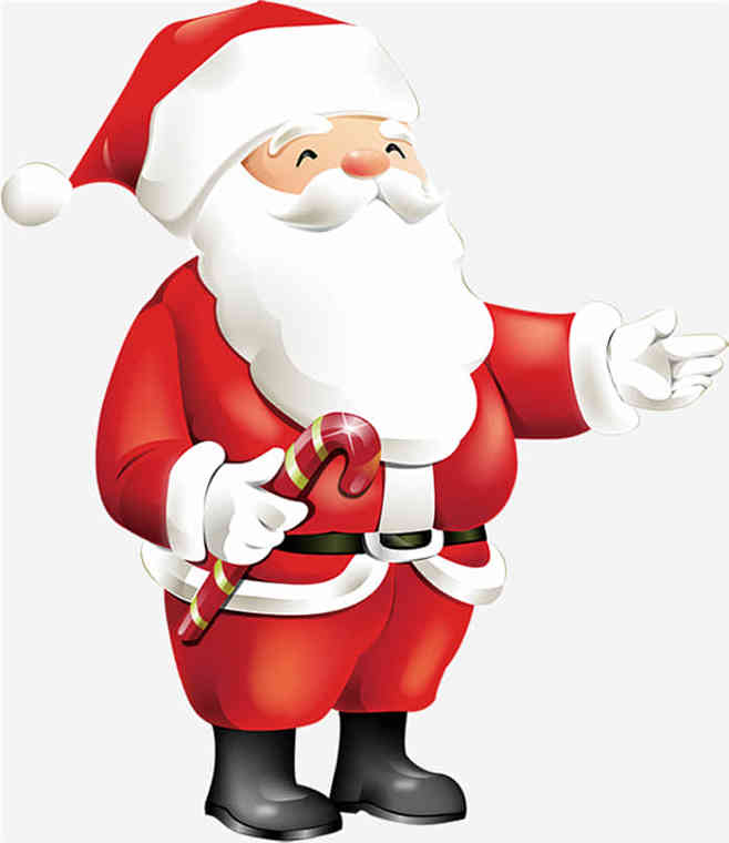 慈祥的圣诞老人动漫人物