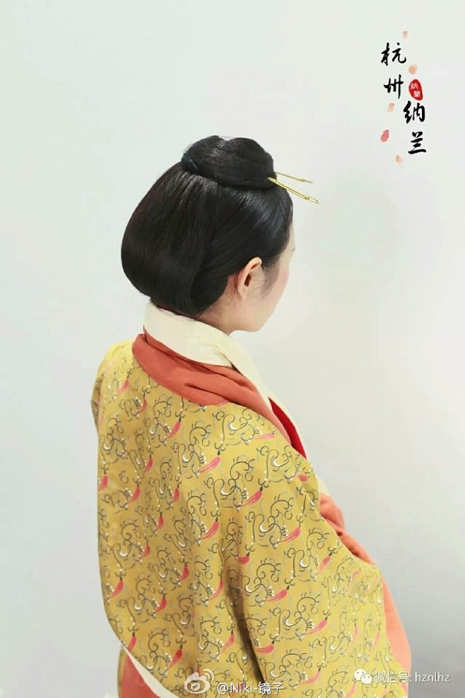 西汉初贵族妇人发髻原图与绘画提供须菩提小朋友