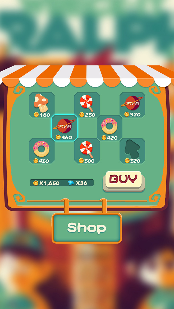 商店界面ui