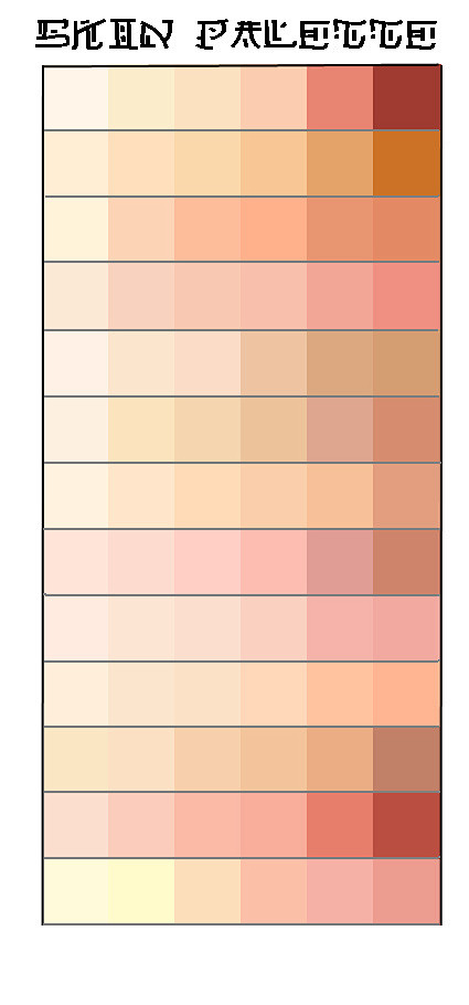 资源皮肤色卡sai