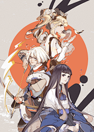 FullOfFire采集到V插画one