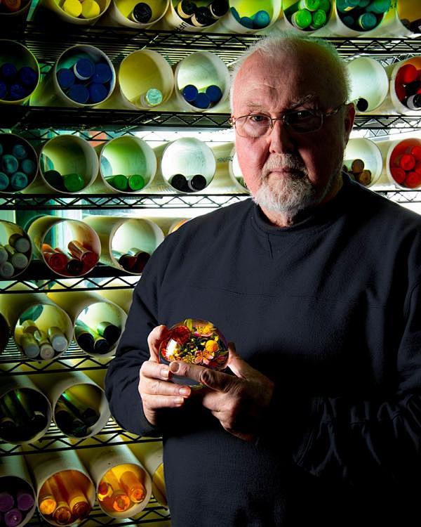 玻璃艺术家paulstankard的玻璃镇纸glasspaperweights之父