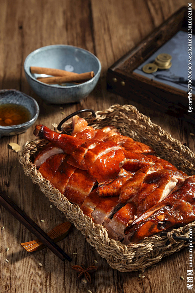 烤鴨豎版圖片圖片下載烤鴨燒鴨香酥鴨脆皮鴨醬香鴨烤