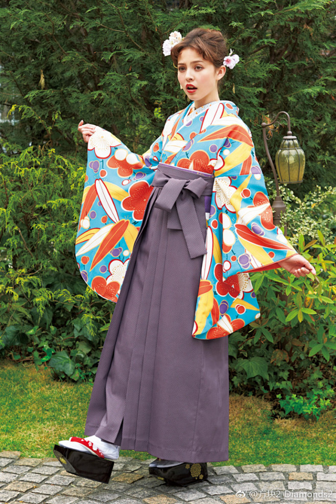 和服二尺袖袴ondine