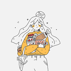西兰花_开采集到【扁平插画】