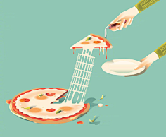 木木语ly采集到食物插画