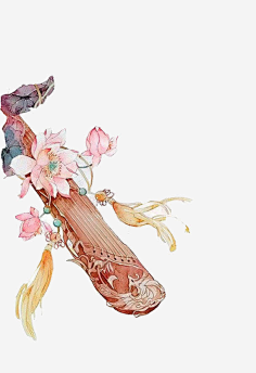 乐器-花瓣网|陪你做生活的设计师 | 敦煌油画《反弹琵琶》