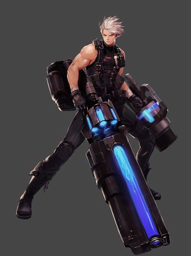 0430图男枪二觉原画全身大图看图dnf同人吧百度贴吧