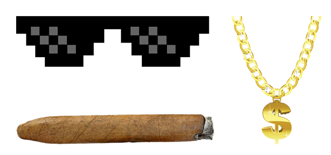雪茄素材链子图片