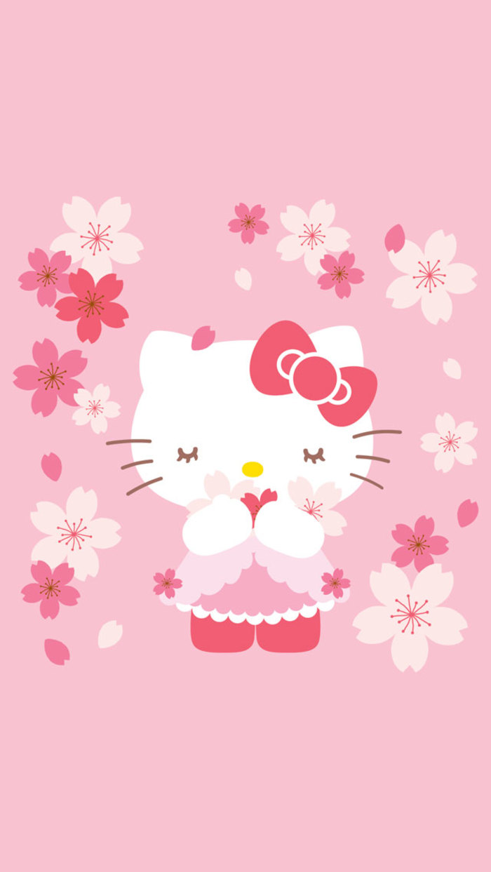 Hello Kitty Kitty控 Sanrio 可爱 Wallpaper 背景 壁纸 手机壁纸 锁屏