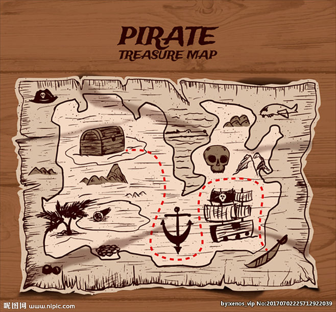 海盗地图怎么画图纸图片
