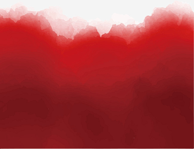 深红色水彩晕染